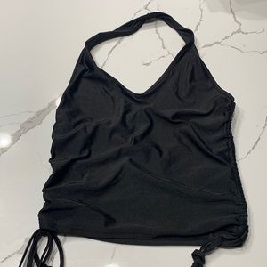 Cropped halter, tie on sides